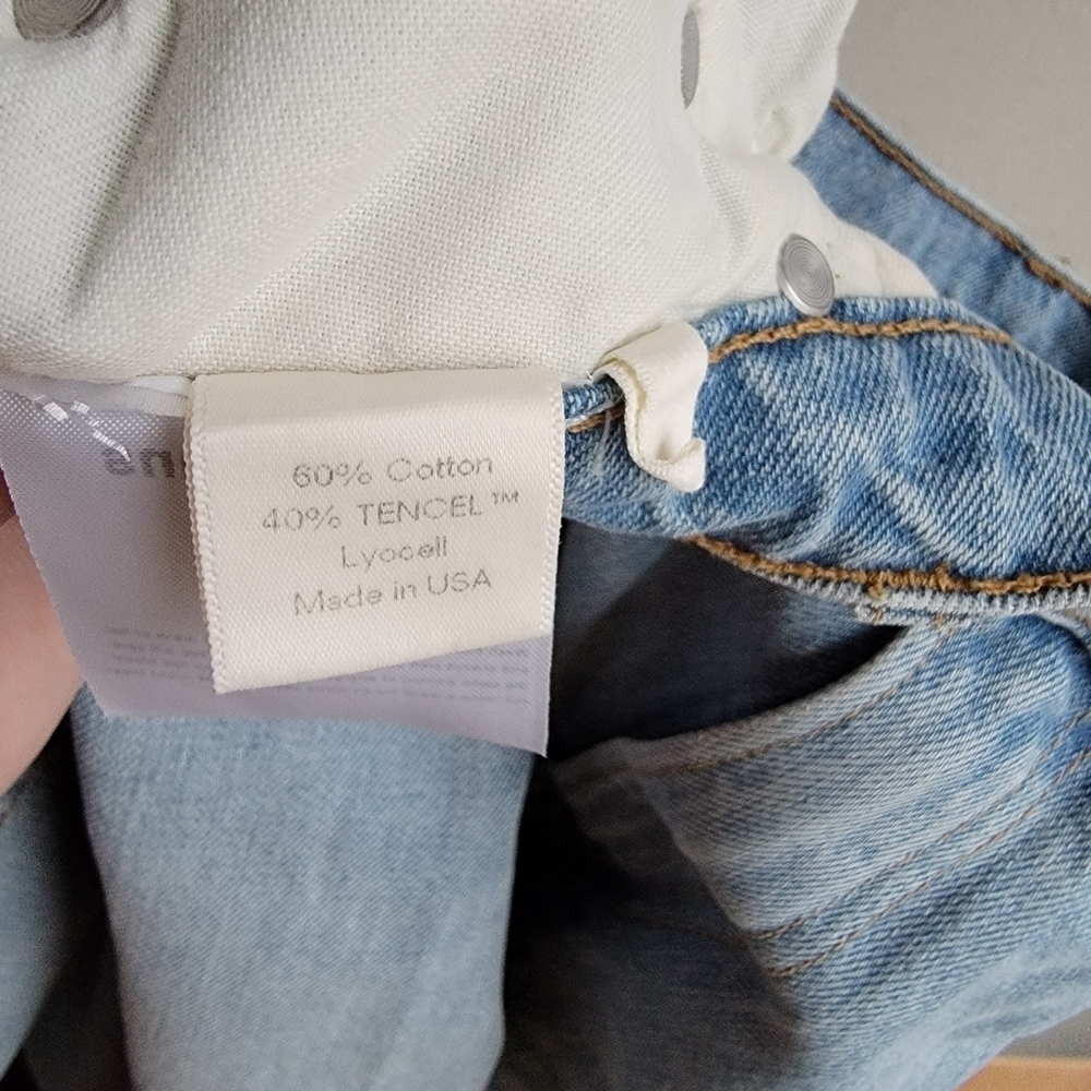 Reformation Dawson Relaxed Jean in Skye Destroyed size 25 NWT - Picture 10 of 10